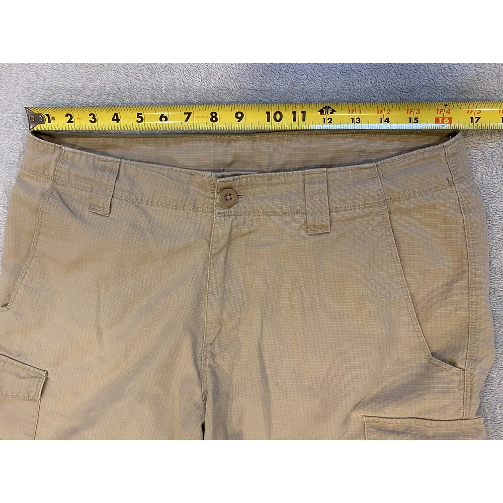 Mens North Face Cargo Shorts Khaki Beige Brown Size 34